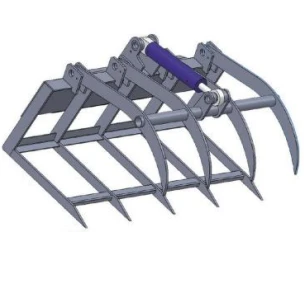 Mini skid point grapple